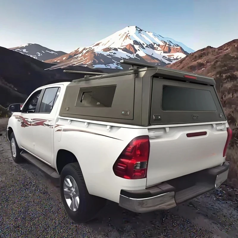 High Quality Aluminium Pickup Hardtop 4x4 Offroad Accessories Topper Truck Bed Canopy Hilux/Rocco/vigo
High Quality Aluminium Pickup Hardtop 4x4 Offroad Accessories Topper Truck Bed Canopy Hilux/Rocco/vigo