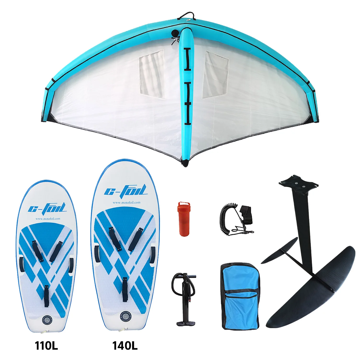 OEM Customized High Quality Carbon Fiber Hydrofoil Inflatable PVC Surfboard Three-Piece Wing Foil Set Oxford Fabric Surfing
OEM Customized High Quality Carbon Fiber Hydrofoil Inflatable PVC Surfboard Three-Piece Wing Foil Set Oxford Fabric Surfing