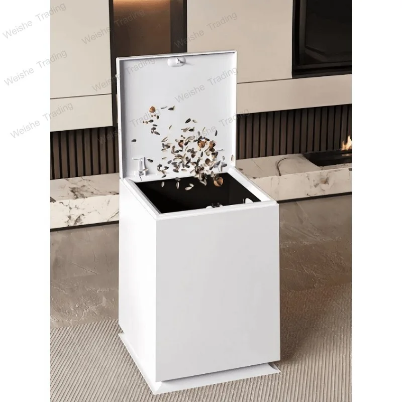 Minimalist square trash can Press type Living room Light luxury Simple bedroom Bathroom Lid trash can
Minimalist square trash can Press type Living room Light luxury Simple bedroom Bathroom Lid trash can
