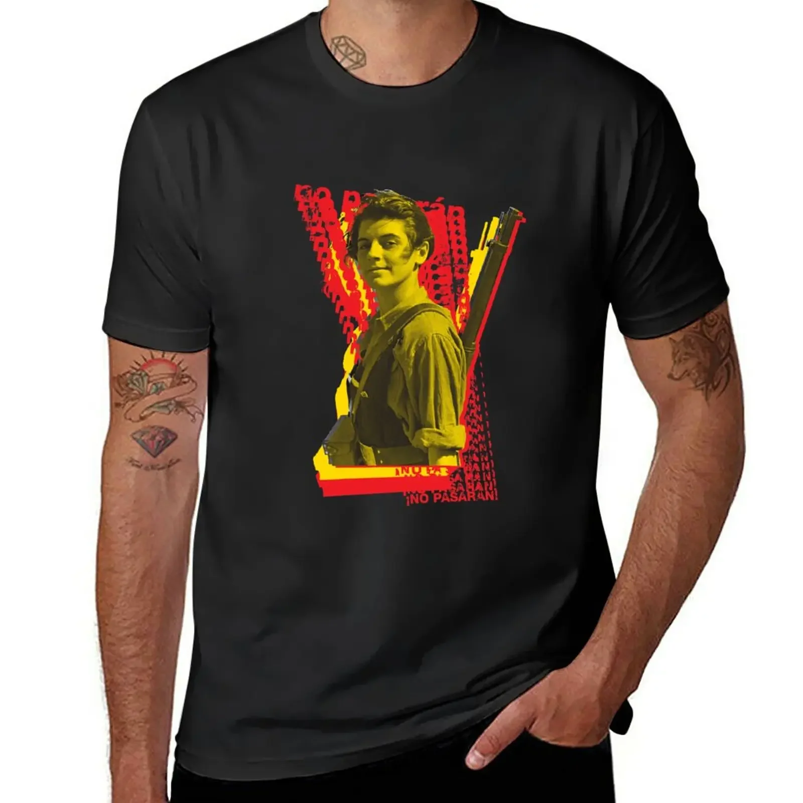 No Pasarán Marina Ginesta Version T-Shirt aesthetic clothes oversized korean fashion mens cotton t shirts
No Pasarán Marina Ginesta Version T-Shirt aesthetic clothes oversized korean fashion mens cotton t shirts