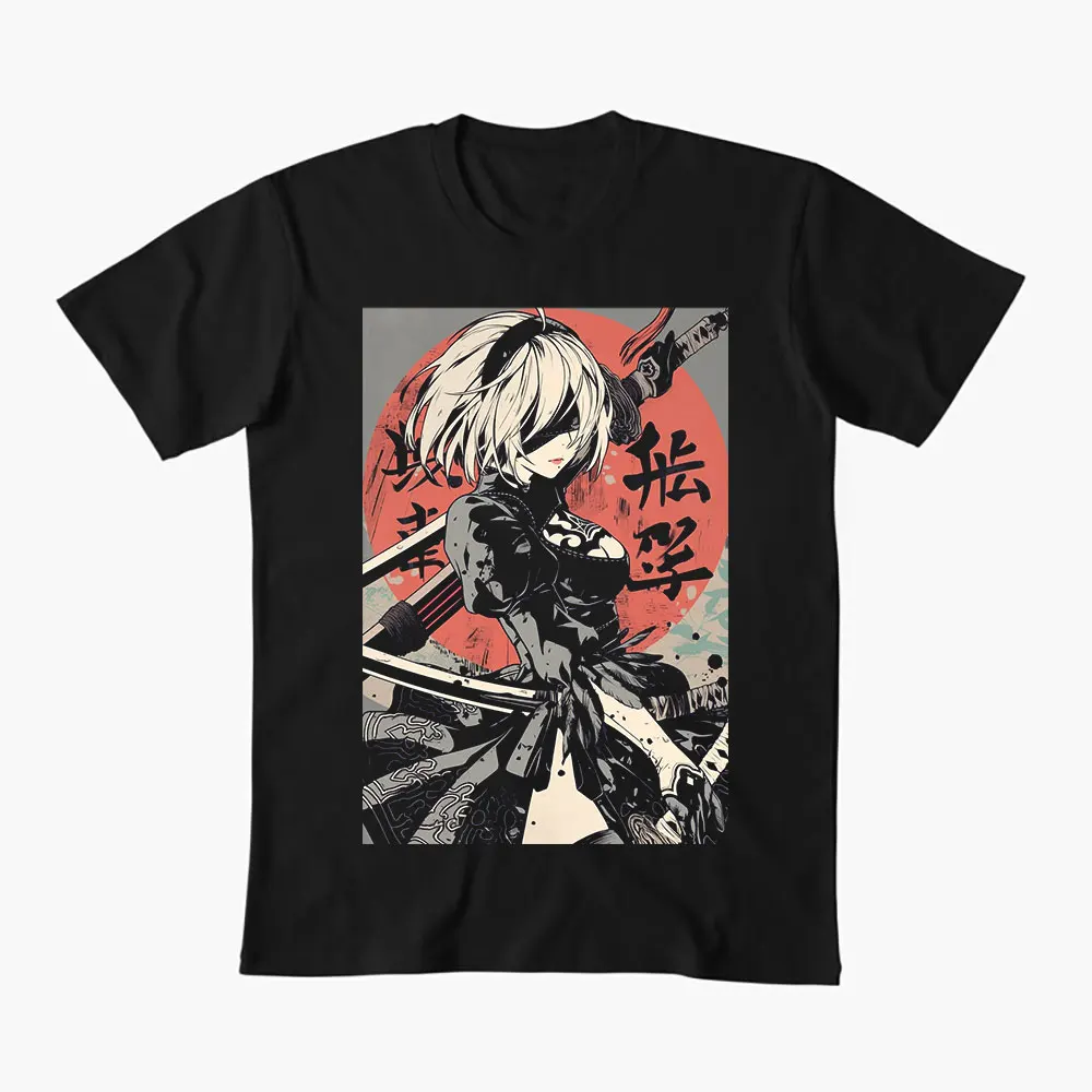 2B NieR Automata Yorh No. 2 Type B Anime T-shirt for Gamer 0607 Waifu Girl Cyber Punk Graphic Clothes Y2K Tee US Size Tops S-6XL
2B NieR Automata Yorh No. 2 Type B Anime T-shirt for Gamer 0607 Waifu Girl Cyber Punk Graphic Clothes Y2K Tee US Size Tops S-6XL