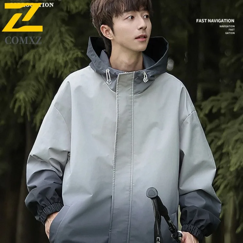 COMXZ Мужская куртка Tie Dye Design с капюшоном для приключений на открытом воздухе Легкое легкое пальто Классическая походная осенняя ветрозащитная одежда
COMXZ Мужская куртка Tie Dye Design с капюшоном для приключений на открытом воздухе Легкое легкое пальто Классическая походная осенняя ветрозащитная одежда