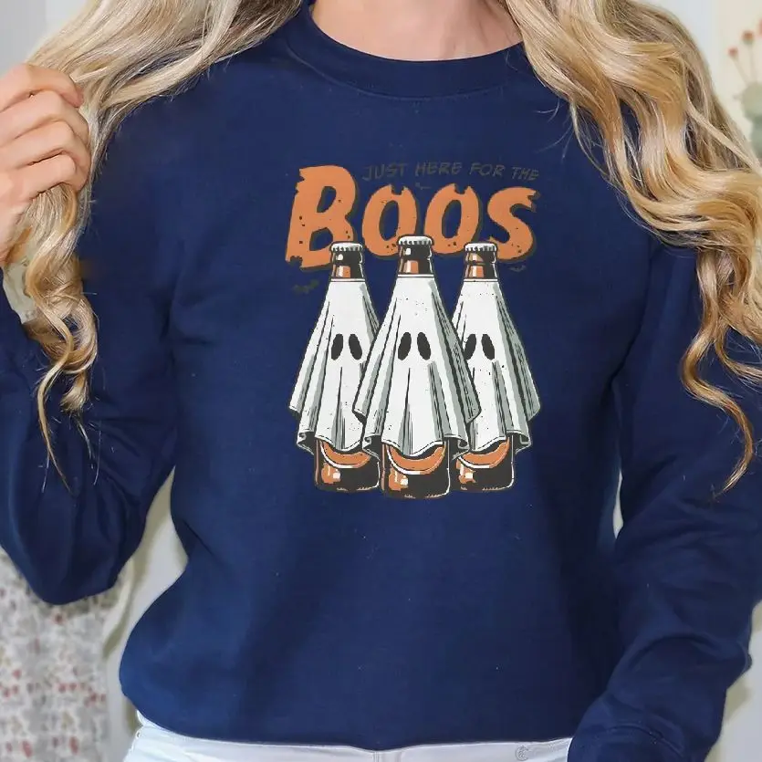 Unisex Sweatshirt Long Sleeves Casual Hoodies Stylish Pullover Daily Wear Multiple Colors Versatile Just Here For The Boos
Unisex Sweatshirt Long Sleeves Casual Hoodies Stylish Pullover Daily Wear Multiple Colors Versatile Just Here For The Boos