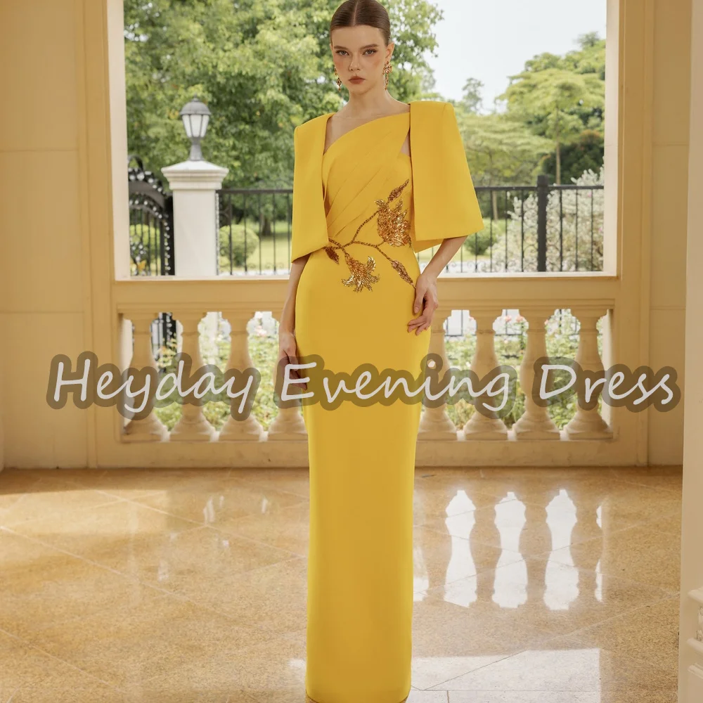 Heyday Crepe Mermaid V-neck Simple Evening Dresses For Women 2025 With Beading Floor Length Saudi Arab Floor Length Party Dress
Heyday Crepe Mermaid V-neck Simple Evening Dresses For Women 2025 With Beading Floor Length Saudi Arab Floor Length Party Dress