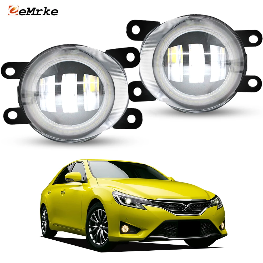 2-Pcs Full LED Angel Eye DRL Daylight for Toyota Mark X 2013 2014 2015 2016 Anti Fog Lights Low Beam Car Fog Lamp Accessories
2-Pcs Full LED Angel Eye DRL Daylight for Toyota Mark X 2013 2014 2015 2016 Anti Fog Lights Low Beam Car Fog Lamp Accessories