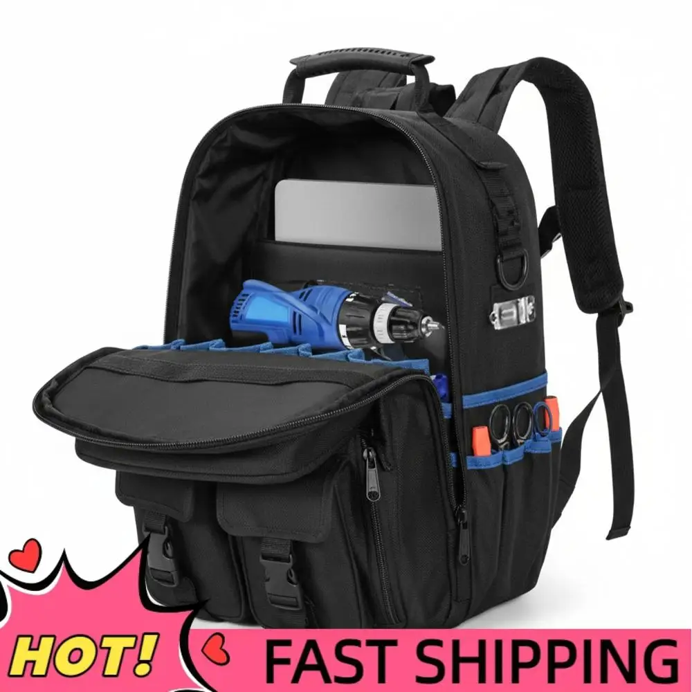 Многосекционная сумка-органайзер, водонепроницаемый утолщенный рюкзак для инструментов, сумка для хранения инструментов для строителей и сантехников
Многосекционная сумка-органайзер, водонепроницаемый утолщенный рюкзак для инструментов, сумка для хранения инструментов для строителей и сантехников