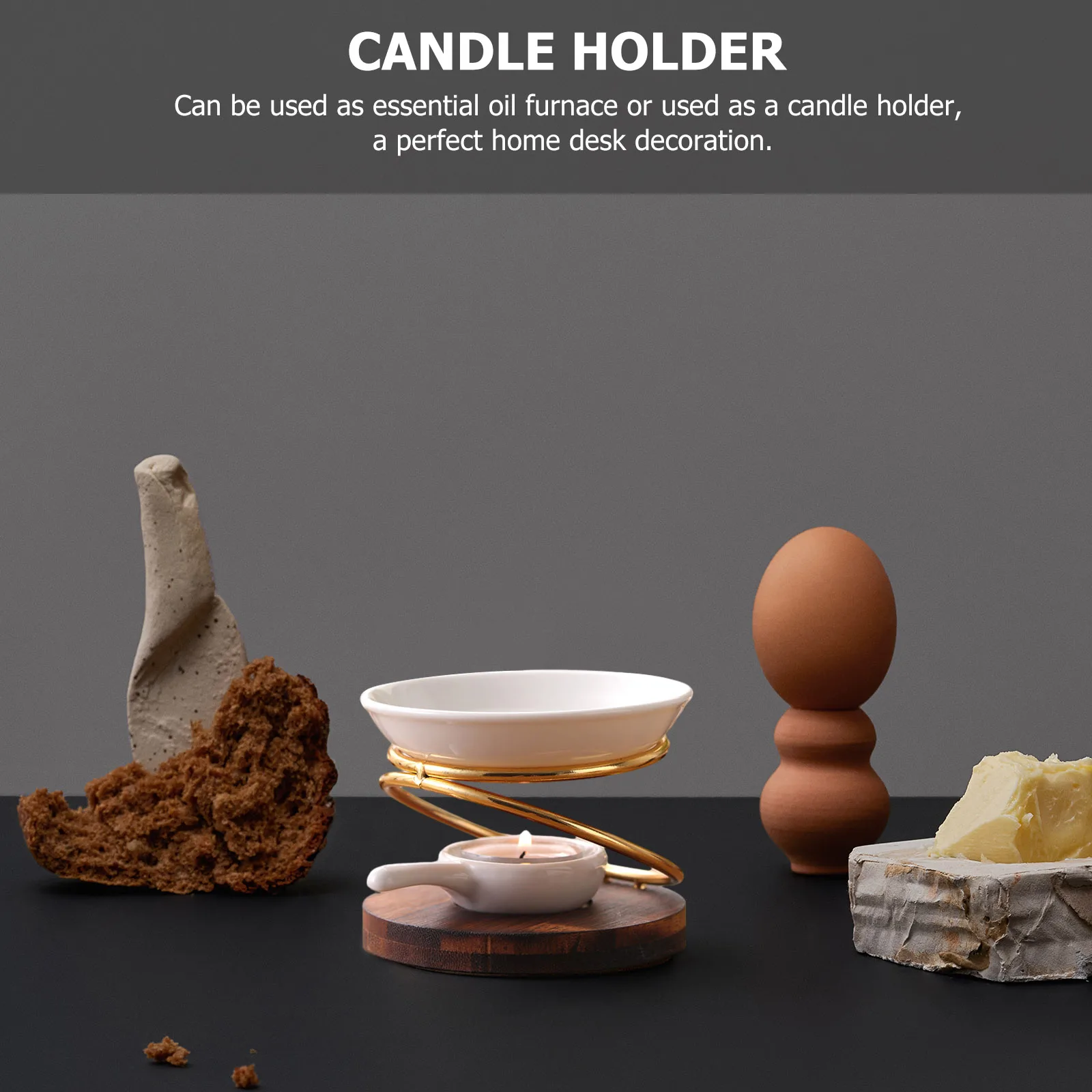 Ceramic Essential Oil Tealight Burner Wood Iron Aromatherapy Diffuser Home Decor Holder Wax Melt Burner 
Ceramic Essential Oil Tealight Burner Wood Iron Aromatherapy Diffuser Home Decor Holder Wax Melt Burner
