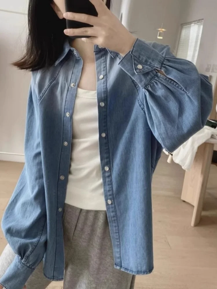 Женская джинсовая одежда в стиле ретро с длинным светом, верхний слой, весна-осень, Новое поступление, облегающий крой, повседневная мода на пуговицах
Женская джинсовая одежда в стиле ретро с длинным светом, верхний слой, весна-осень, Новое поступление, облегающий крой, повседневная мода на пуговицах