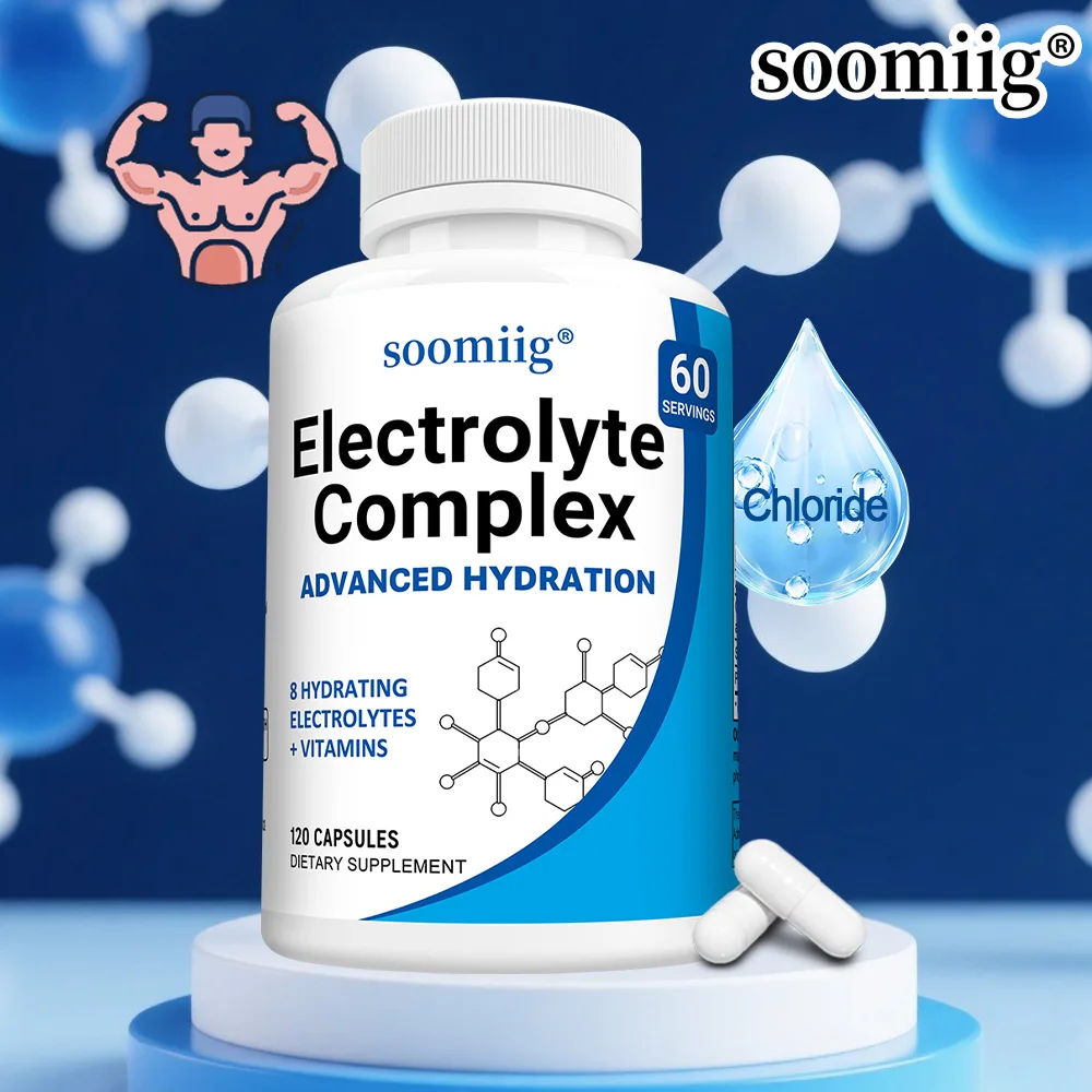 Electrolyte Capsules - Promotes Electrolyte Balance, Boosts Energy and Endurance, Promotes Muscle Health, Gluten-free, Non-GMO
Electrolyte Capsules - Promotes Electrolyte Balance, Boosts Energy and Endurance, Promotes Muscle Health, Gluten-free, Non-GMO