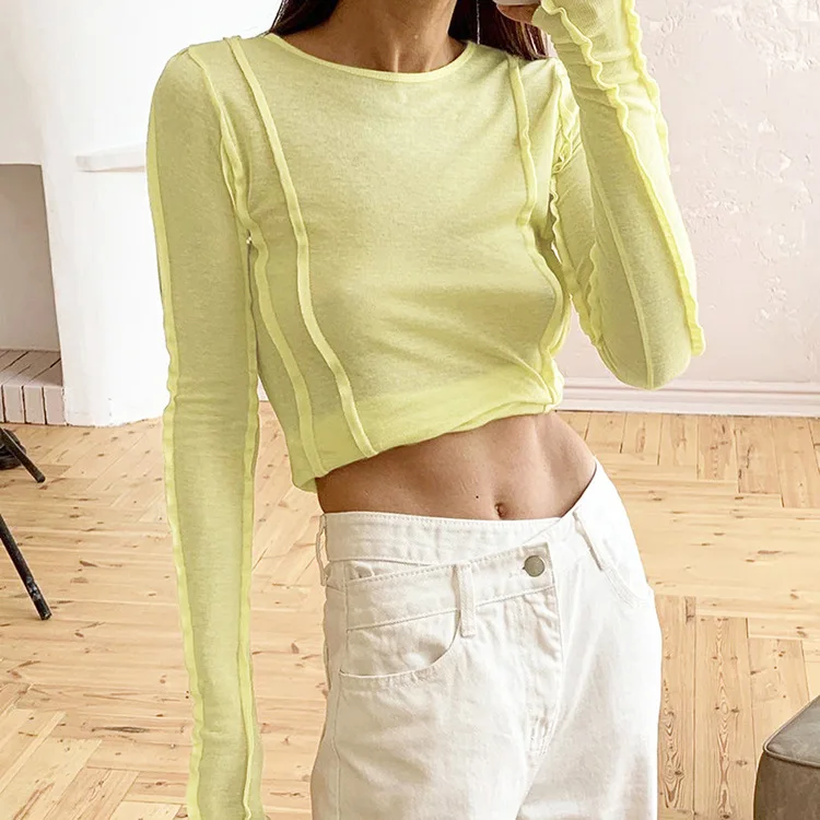 Early Autumn O-Neck Women's T-Shirt Long Sleeve Versatile Slimming Smooths Your Silhouette Thin Niche Fashion Basic Base Layer T
Early Autumn O-Neck Women's T-Shirt Long Sleeve Versatile Slimming Smooths Your Silhouette Thin Niche Fashion Basic Base Layer T