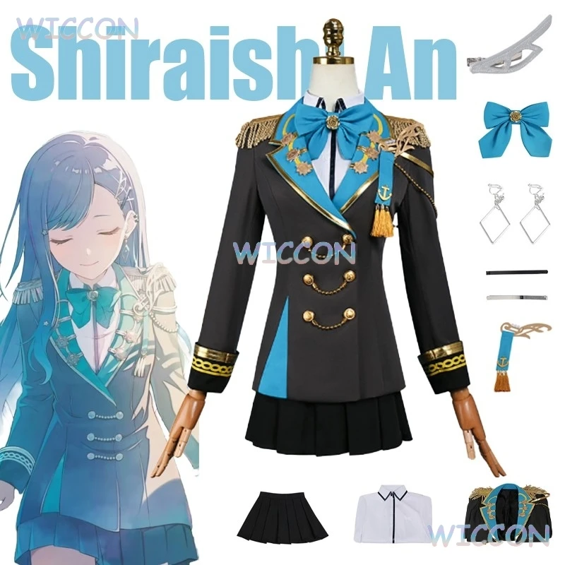Shiraishi An Cosplay World Link2 Costume Anime Game Project Sekai VBS Turning Pain Into Drive Knights Coat Dress Wigs Cos Suit
Shiraishi An Cosplay World Link2 Costume Anime Game Project Sekai VBS Turning Pain Into Drive Knights Coat Dress Wigs Cos Suit