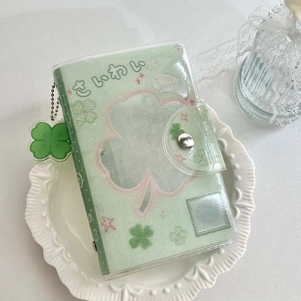 Girl Glitter A7 Size Binder Sticker Storage Book Removable Four-Leaf Clover Binder PVC Material Stationery Loose-Leaf Notebook
Girl Glitter A7 Size Binder Sticker Storage Book Removable Four-Leaf Clover Binder PVC Material Stationery Loose-Leaf Notebook