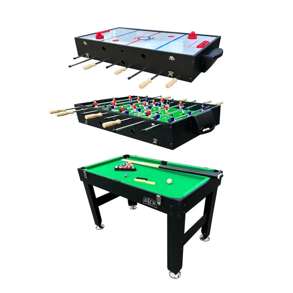 Trio 48 3in1 Multi Game Table Foosball, Billiards Pool amp AirHockey
Trio 48 3in1 Multi Game Table Foosball, Billiards Pool amp AirHockey
