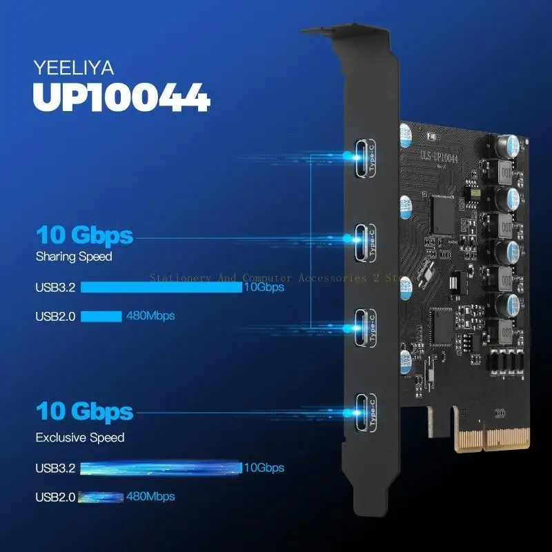 20 Гбит / с USB 3.1 PCIe Card 4-порта PCI-E до USB3.1 Тип C Адаптерная карта расширения
20 Гбит / с USB 3.1 PCIe Card 4-порта PCI-E до USB3.1 Тип C Адаптерная карта расширения