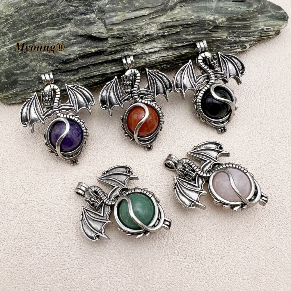 10PCS Antique Jewelry Natural Gems Stones Amethysts Rose Quartzs Crystal Vintage Dragon Necklace Pendant MY230830
10PCS Antique Jewelry Natural Gems Stones Amethysts Rose Quartzs Crystal Vintage Dragon Necklace Pendant MY230830