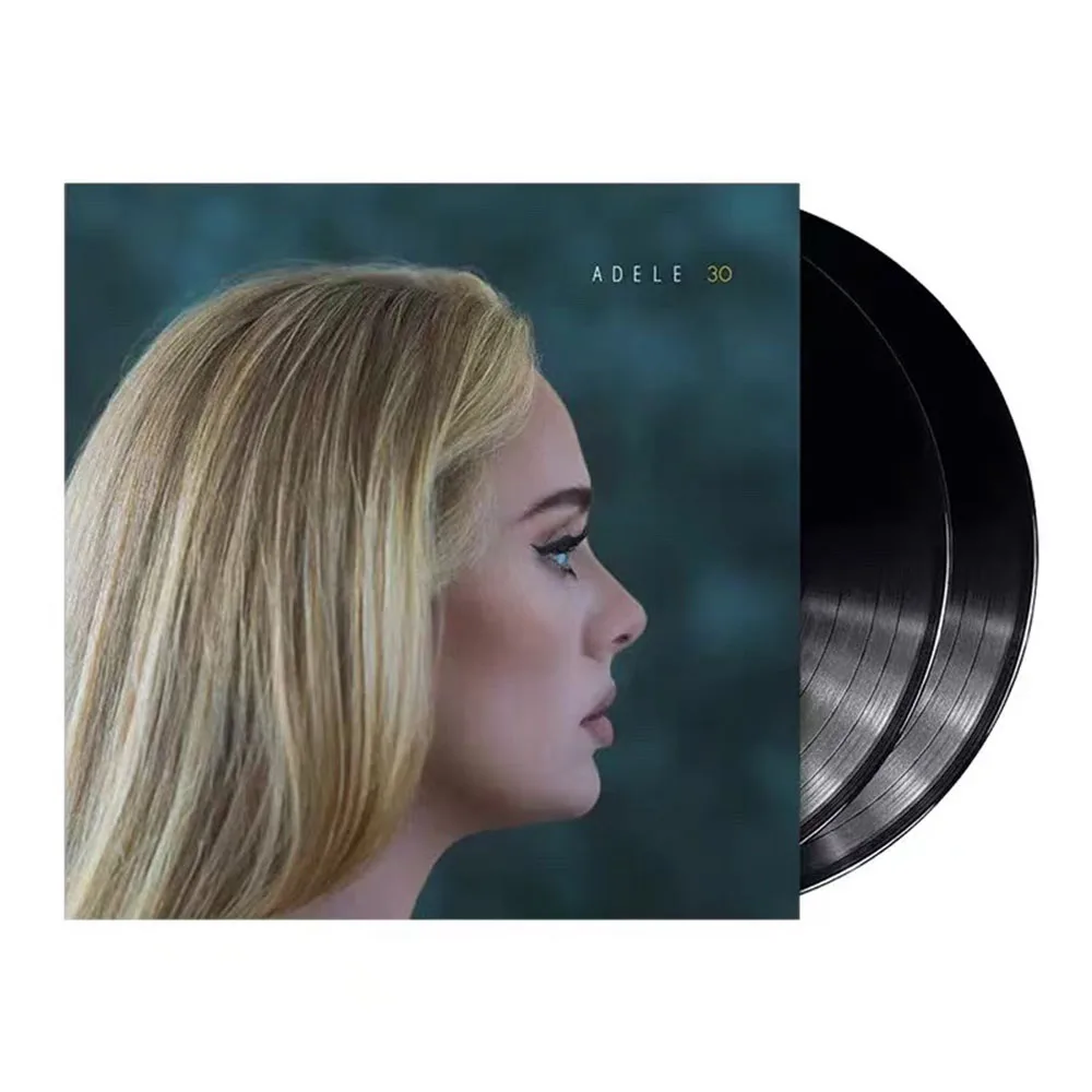 Vinyl record '30' by British singer Adele, the double LP vinyl version of her fourth studio album, released on November 19, 2021
Vinyl record '30' by British singer Adele, the double LP vinyl version of her fourth studio album, released on November 19, 2021
