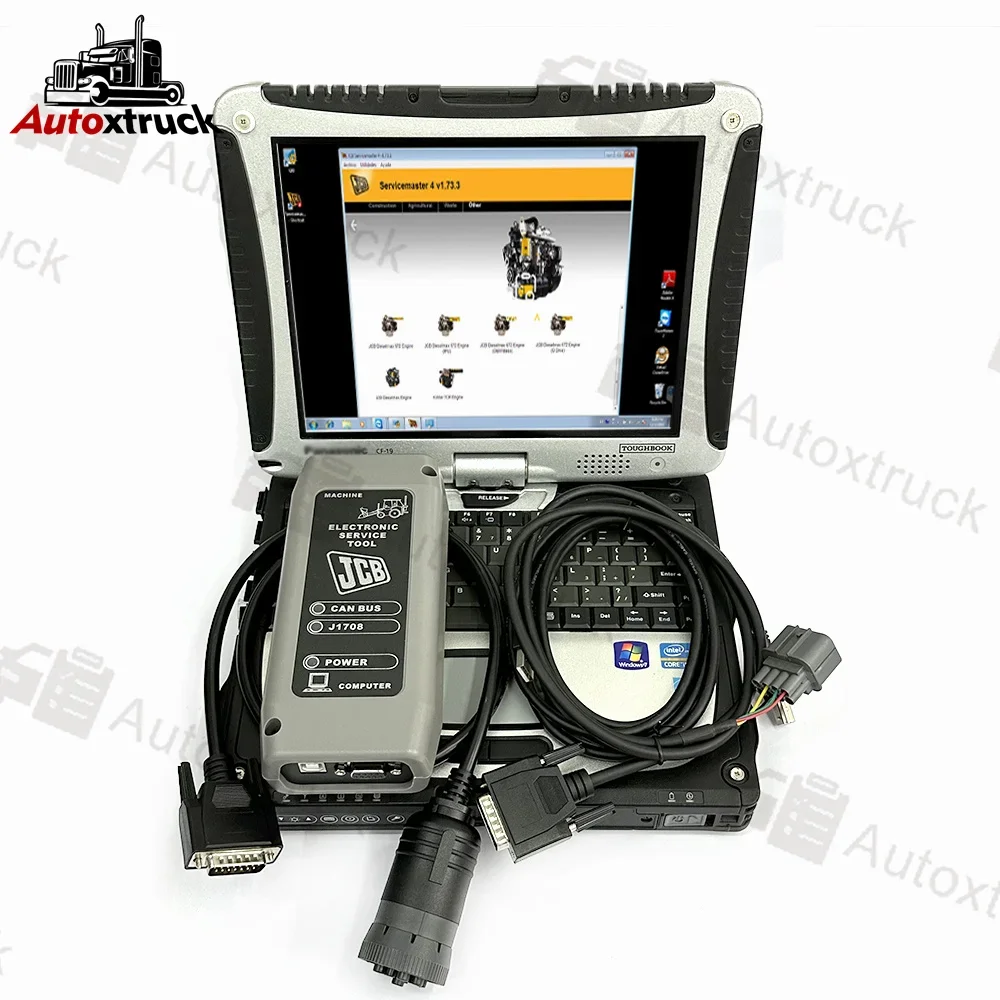 CF19 Laptop 1.73.3 For JCB Master tool JCB Electronic Service tool Construction equipment Excavator Heavy duty diagnosis tool
CF19 Laptop 1.73.3 For JCB Master tool JCB Electronic Service tool Construction equipment Excavator Heavy duty diagnosis tool