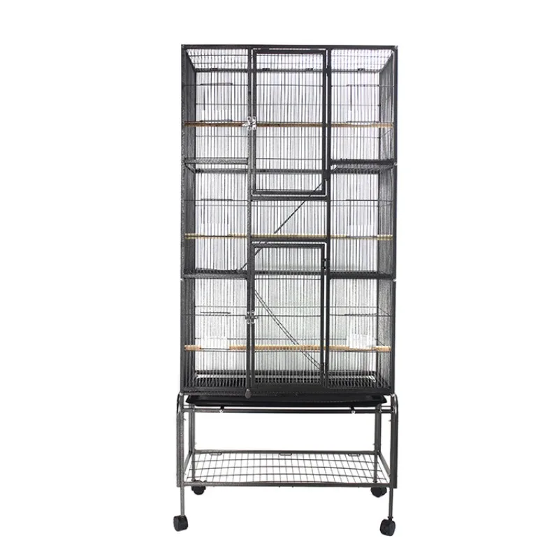 Parrot cage flying bird metal wrought iron large starling parrot cage shelf villa
Parrot cage flying bird metal wrought iron large starling parrot cage shelf villa