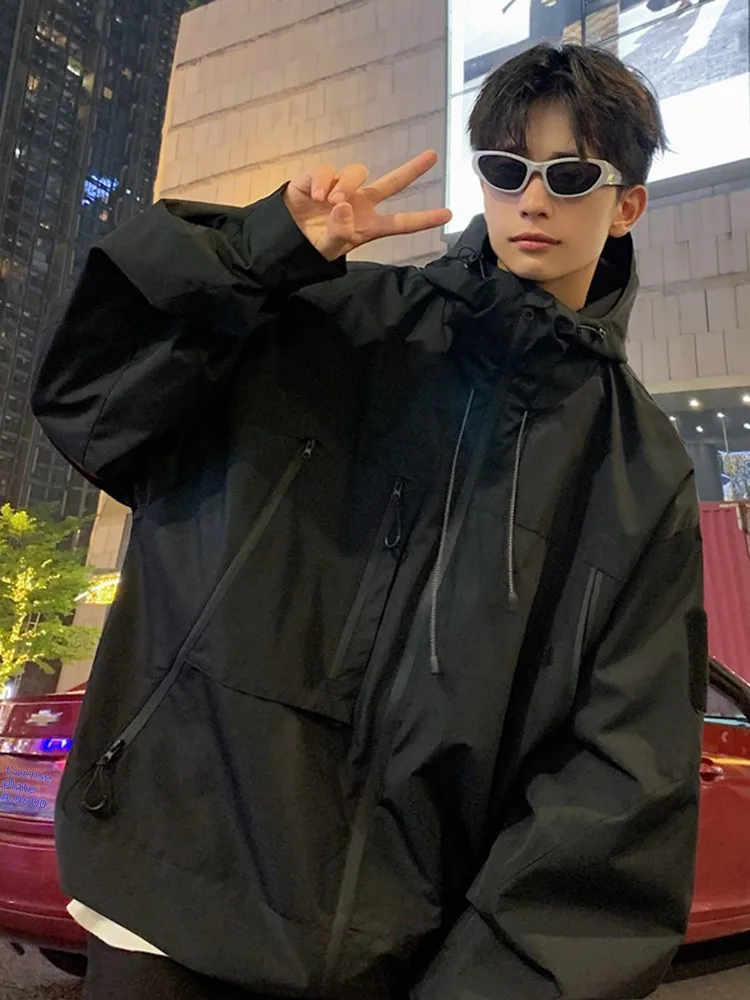 American Sle Men's Jaet Autumn Season Hooded Outdoor Climbing Suit Vintage Functional Windproof Zipper Closure Loose Fit
American Sle Men's Jaet Autumn Season Hooded Outdoor Climbing Suit Vintage Functional Windproof Zipper Closure Loose Fit