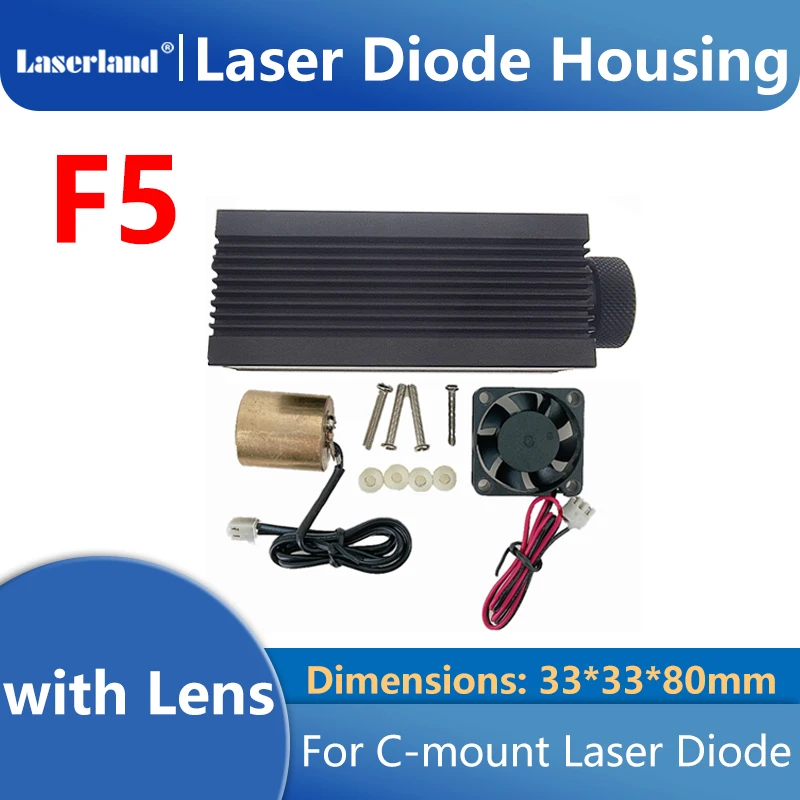 House/Housing/Heatsink for C-mount Laser Diode LD Module 33*80mm w/ Glass Lens
House/Housing/Heatsink for C-mount Laser Diode LD Module 33*80mm w/ Glass Lens