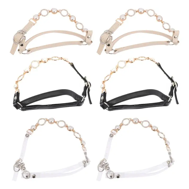 3 Pairs PU Shoe Straps Fashionable Pearl Pearl Shoe Straps High Heel for Stiletto Heels Detachable Heel Pumps
3 Pairs PU Shoe Straps Fashionable Pearl Pearl Shoe Straps High Heel for Stiletto Heels Detachable Heel Pumps