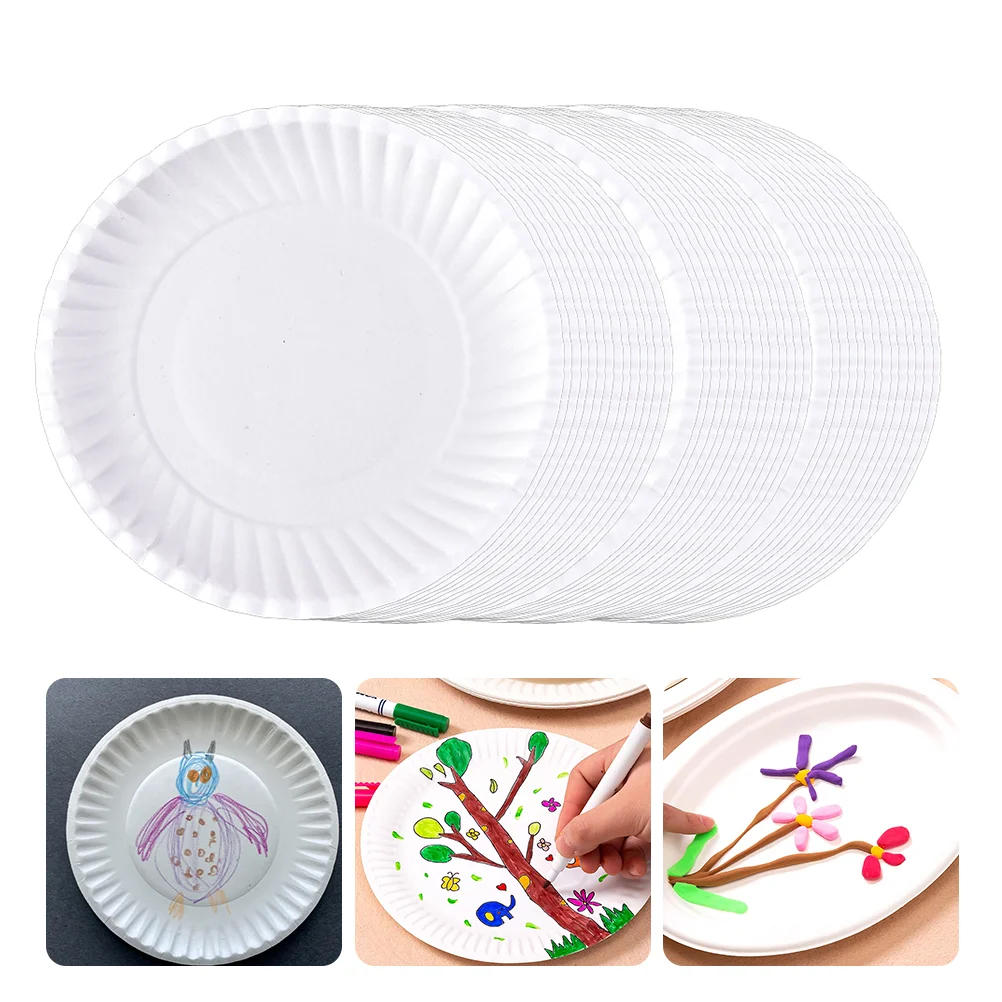 50 Pcs Painting Plates Disposable Kids Doodle Bulk Multi Purpose Graffiti Trays Pulp Plates Lasting Non
50 Pcs Painting Plates Disposable Kids Doodle Bulk Multi Purpose Graffiti Trays Pulp Plates Lasting Non
