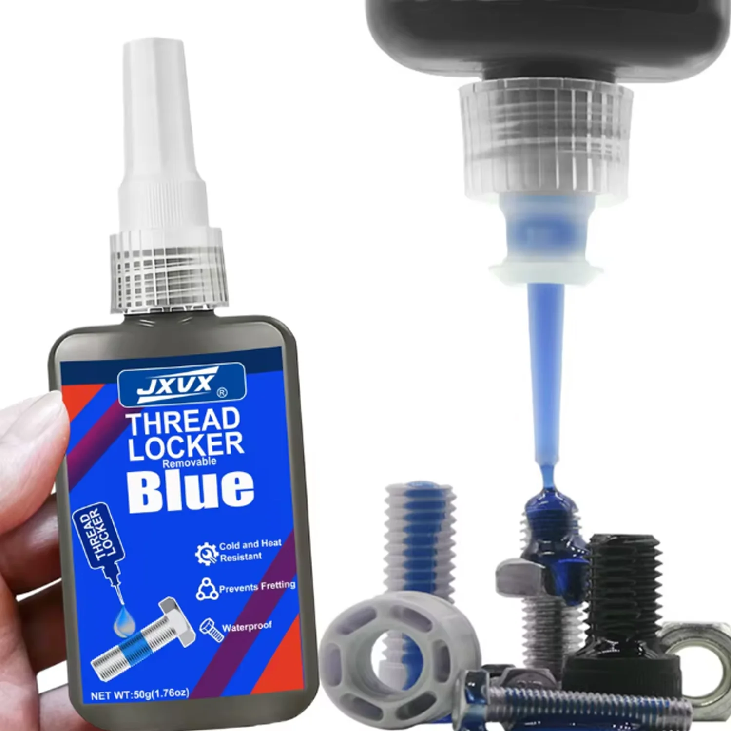 JXVX 1-6pcs 243 271 Threadlocking Compound Anaerobic Adhesive Sealant Medium-to-High Strength, Oil-Resistant, High-Temperature.
JXVX 1-6pcs 243 271 Threadlocking Compound Anaerobic Adhesive Sealant Medium-to-High Strength, Oil-Resistant, High-Temperature.