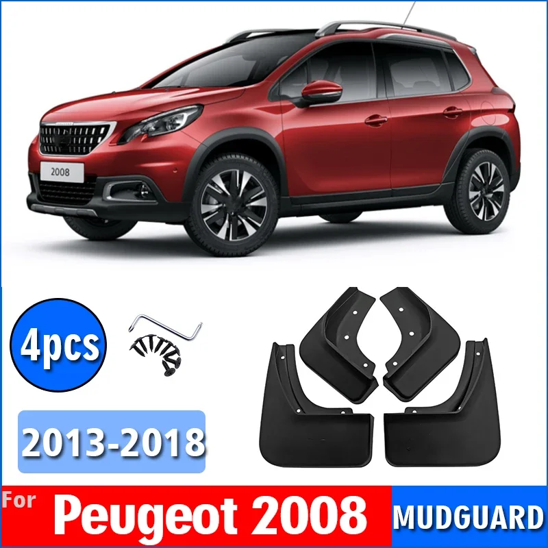 FOR Peugeot 2008 Mudflaps Fender Mud Flap Guards Splash Mudguard Car Accessories 4pcs 2013 2014 2015 2016 2017 2018 2019
FOR Peugeot 2008 Mudflaps Fender Mud Flap Guards Splash Mudguard Car Accessories 4pcs 2013 2014 2015 2016 2017 2018 2019
