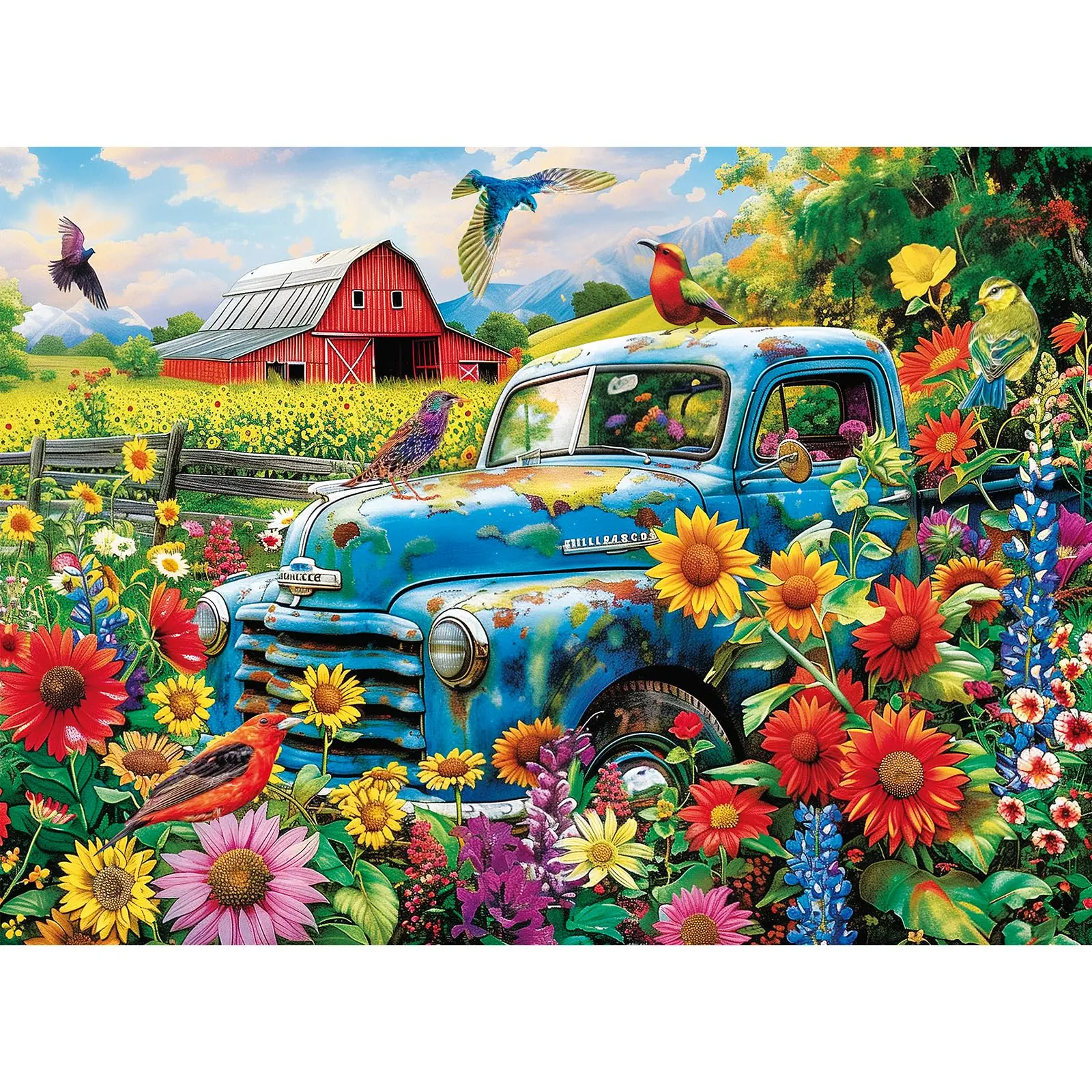 150/300/500/1000 Pieces Puzzles for Adults Songbirds on The Farm Jigsaw Puzzle for Adults Activity Great Gift for Family Friends
150/300/500/1000 Pieces Puzzles for Adults Songbirds on The Farm Jigsaw Puzzle for Adults Activity Great Gift for Family Friends
