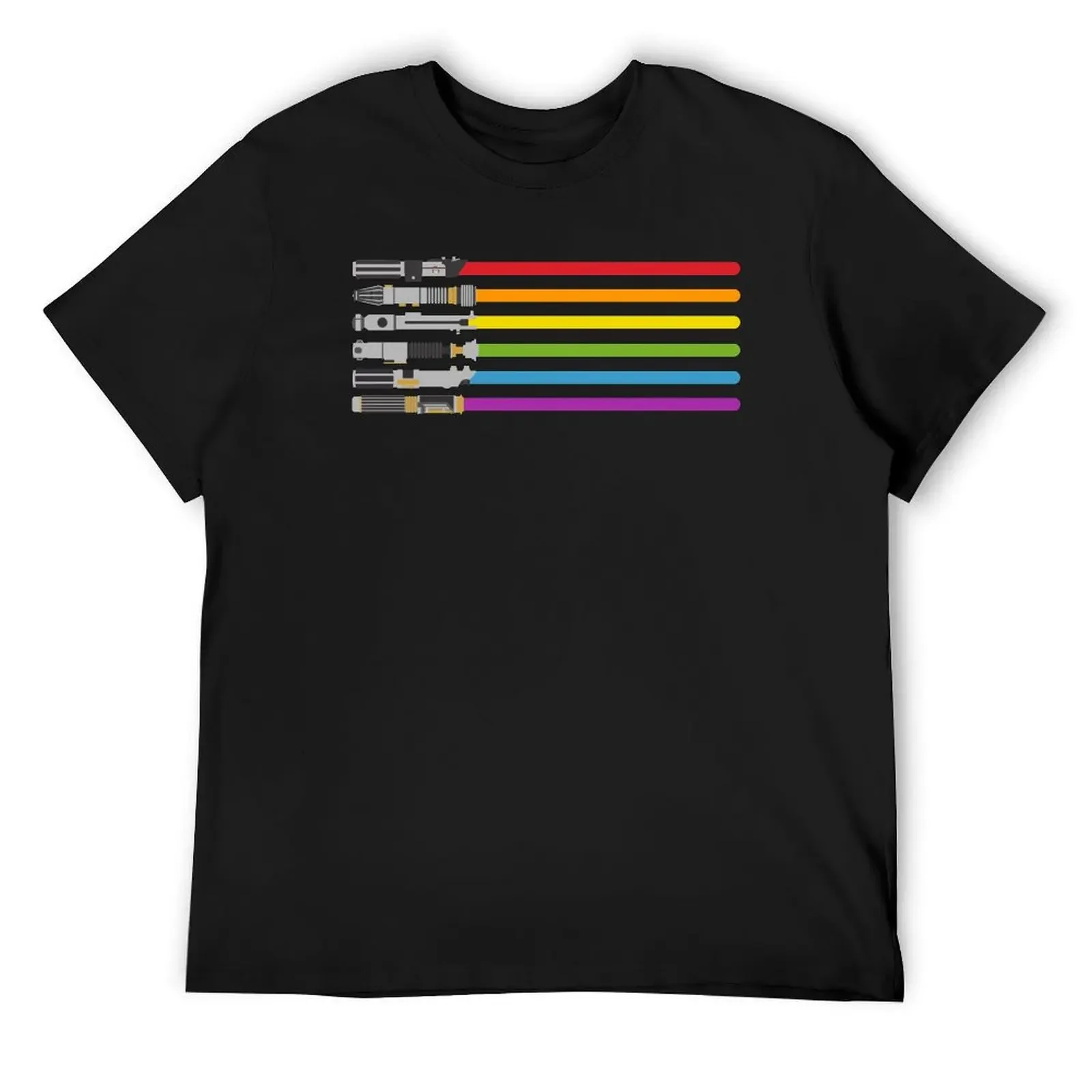 Lightsaber Rainbow T-Shirt custom shirt summer tops animal prinfor boys Anime t-shirt workout shirts for men
Lightsaber Rainbow T-Shirt custom shirt summer tops animal prinfor boys Anime t-shirt workout shirts for men