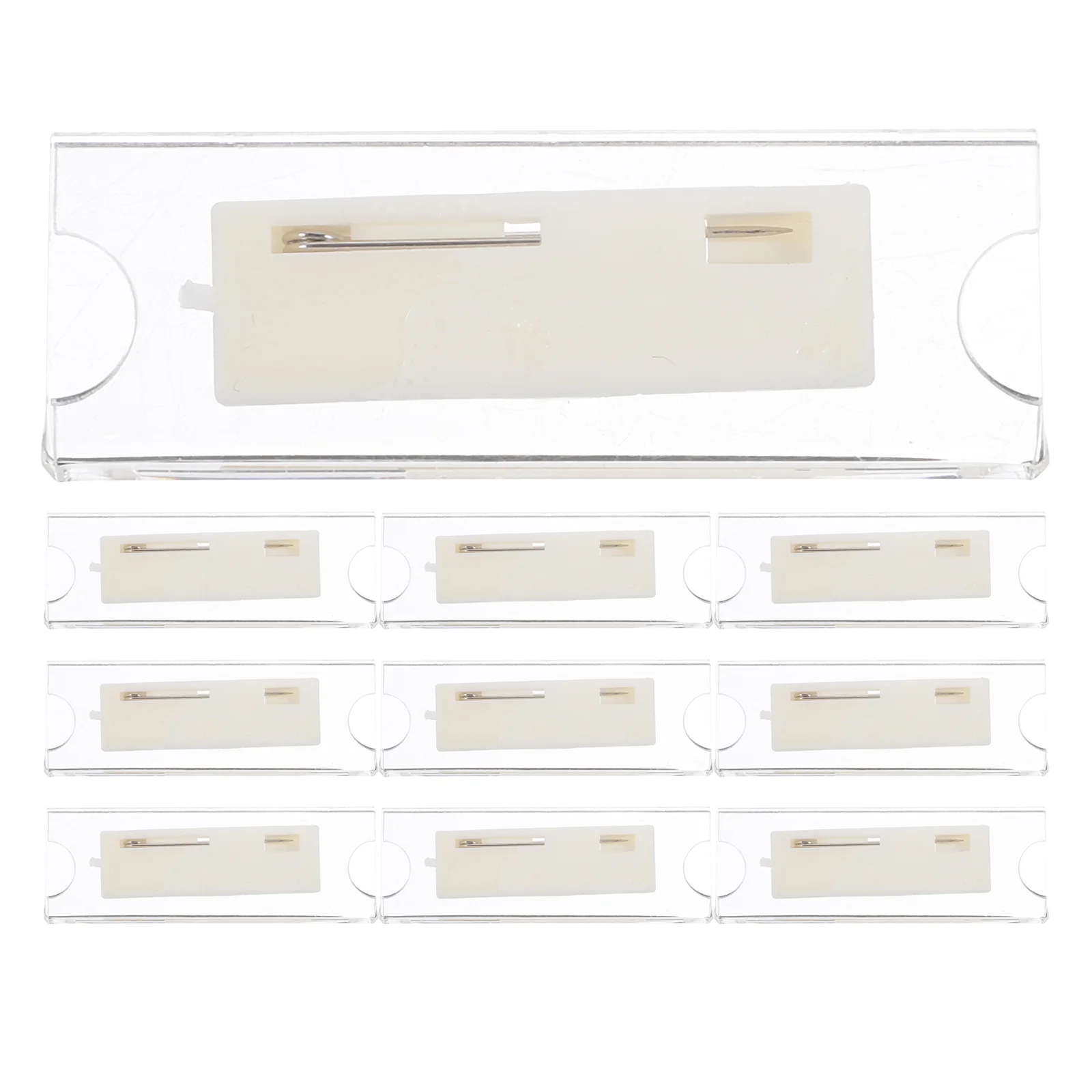 10 Pcs Acrylic Insert ID Badge Holders 70x20mm Clear Name Tags for Office Work Hotel School Employee Card Holders Lightweight
10 Pcs Acrylic Insert ID Badge Holders 70x20mm Clear Name Tags for Office Work Hotel School Employee Card Holders Lightweight