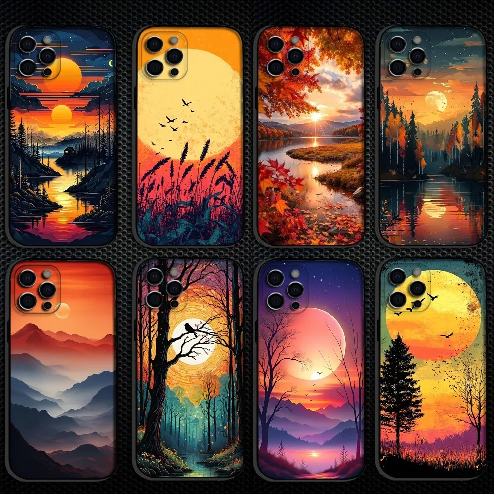 Sunset Mountain Landscape Nature Phone Case For iPhone 16,15,14,13,12,11 Plus,Pro Max, Soft Silicone Black Cover
Sunset Mountain Landscape Nature Phone Case For iPhone 16,15,14,13,12,11 Plus,Pro Max, Soft Silicone Black Cover