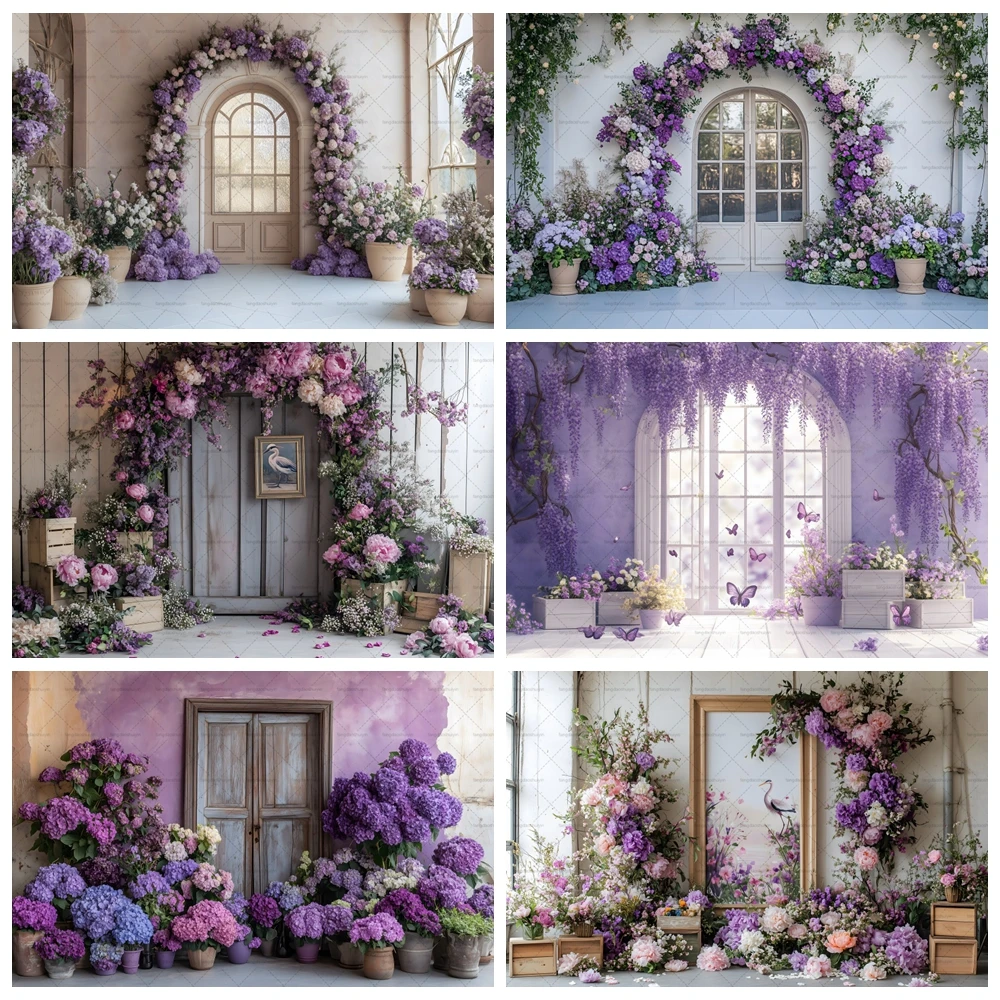 Flowers Wedding Portrait Photography Background Vintage Door Wisteria Floral Backdrop Kids Baby Shower For Photo Studio Props
Flowers Wedding Portrait Photography Background Vintage Door Wisteria Floral Backdrop Kids Baby Shower For Photo Studio Props
