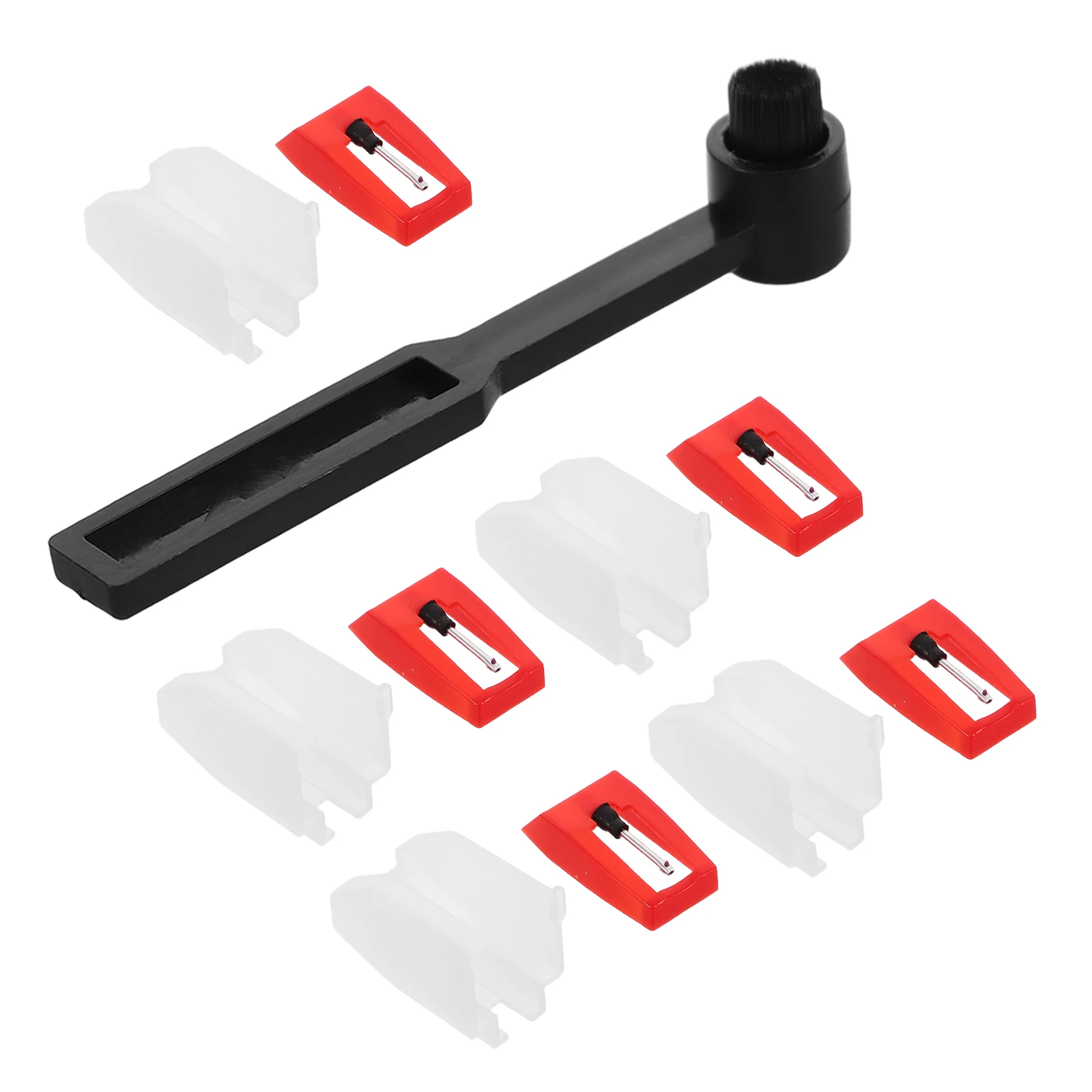 6 Stylus Needles Diamond Replacement for Record Player Turntable Vinyl Cleaning Brush Included Suitable for DJ Equipment
6 Stylus Needles Diamond Replacement for Record Player Turntable Vinyl Cleaning Brush Included Suitable for DJ Equipment