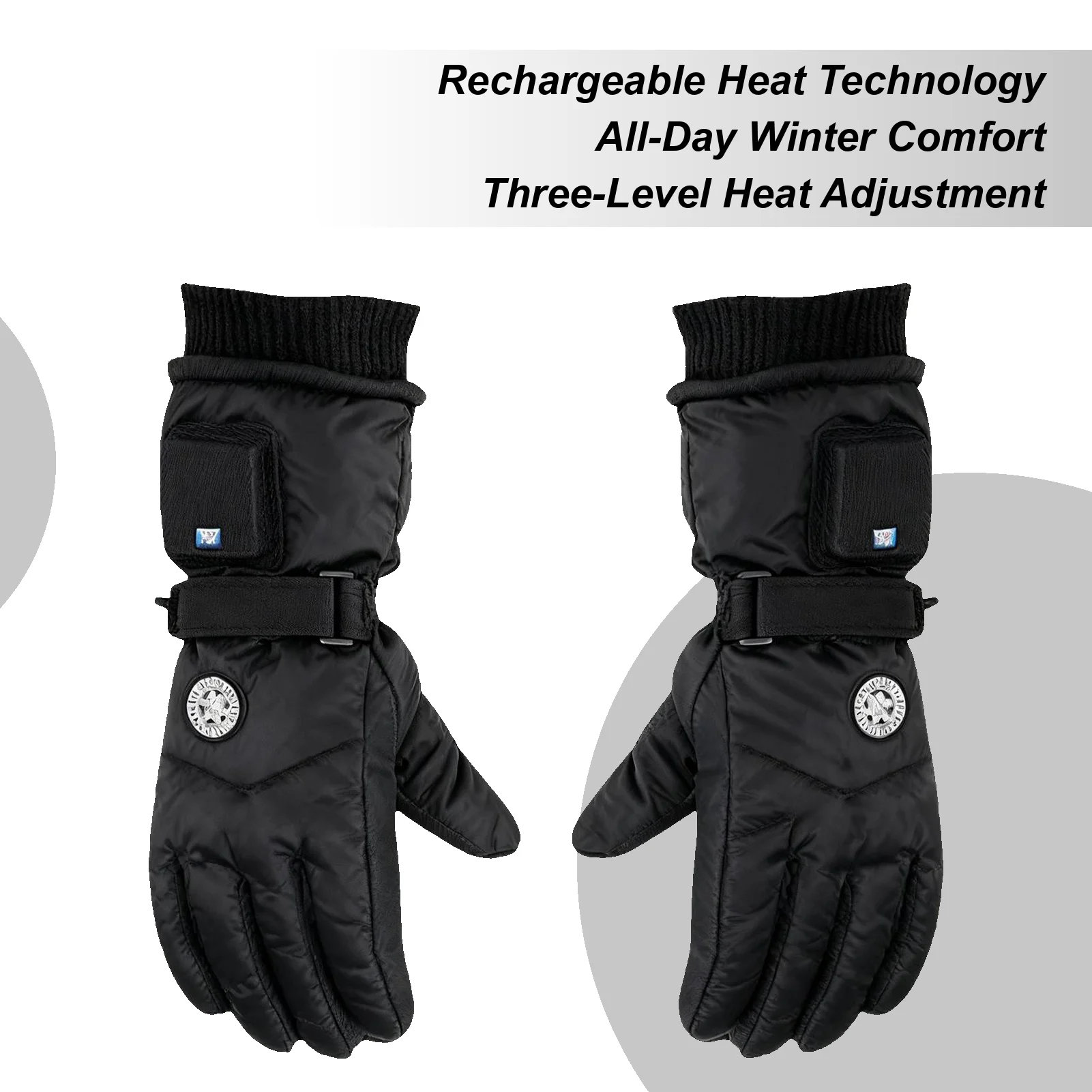 Rechargeable Heated Gloves 3 Temperature Settings Electric Heating Waterproof Winter Glove Battery Powered Heat Waterproof Glove
Rechargeable Heated Gloves 3 Temperature Settings Electric Heating Waterproof Winter Glove Battery Powered Heat Waterproof Glove