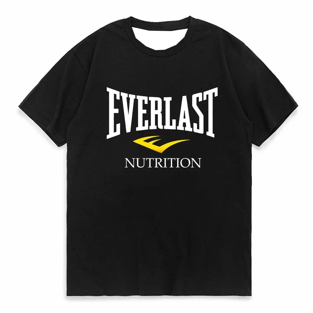 Лето 2025 г., свободная повседневная футболка для бокса EVERLAST с коротким рукавом, футболка с буквенным принтом, удобная футболка для фитнеса, блейзер
Лето 2025 г., свободная повседневная футболка для бокса EVERLAST с коротким рукавом, футболка с буквенным принтом, удобная футболка для фитнеса, блейзер