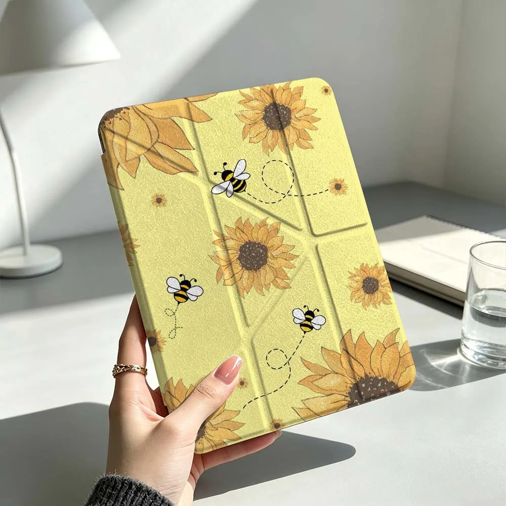 Sunflower Bee Pattern Soft For iPad Pro Air mini 6 5 4 3 2 1 11th 10th 6th 5th M5 M4 A17 Pro A16 Foldable 3Y Tablet Case
Sunflower Bee Pattern Soft For iPad Pro Air mini 6 5 4 3 2 1 11th 10th 6th 5th M5 M4 A17 Pro A16 Foldable 3Y Tablet Case