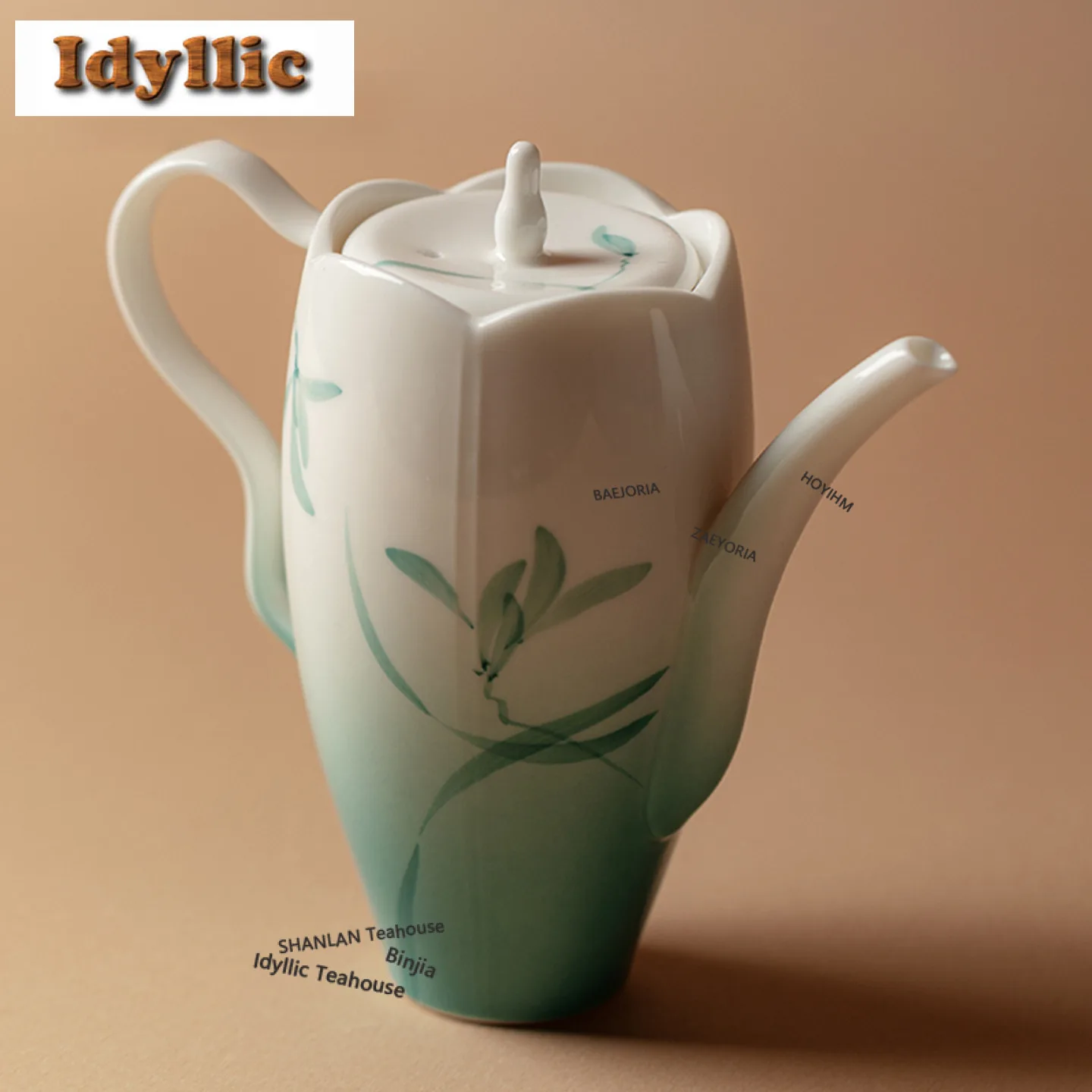 220ml Hand-painted Orchid Teapot Aesthetic Tea Infuser Pot Tea Soaking Kettle With Filter Flower Tea Tea Services Decoration
220ml Hand-painted Orchid Teapot Aesthetic Tea Infuser Pot Tea Soaking Kettle With Filter Flower Tea Tea Services Decoration