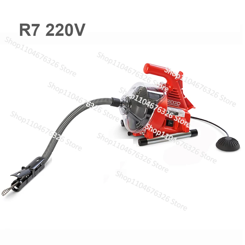 220V Autofeed Electric Sewer Pipe Dredging Machine Toilet Kitchen 19-28MM Pipe Cleaning Machine Dredger Drain Cleaner 120W
220V Autofeed Electric Sewer Pipe Dredging Machine Toilet Kitchen 19-28MM Pipe Cleaning Machine Dredger Drain Cleaner 120W