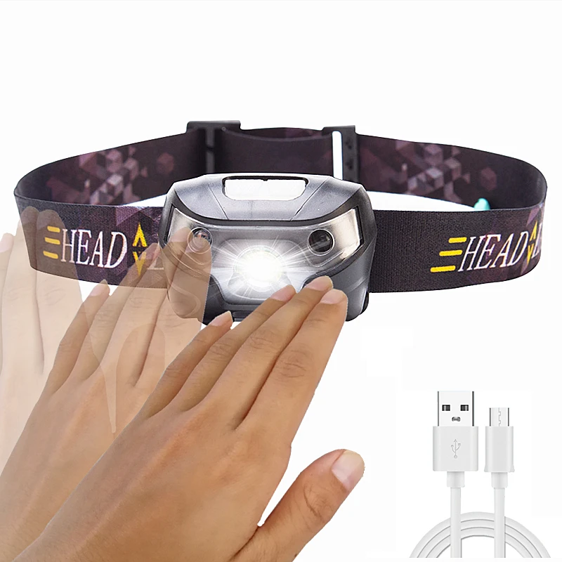 Светодиодный налобный фонарь для рыбалки с датчиком движения, USB перезаряжаемый фонарик для бега, кемпинга, налобный фонарь, уличный водонепроницаемый походный фонарь
Светодиодный налобный фонарь для рыбалки с датчиком движения, USB перезаряжаемый фонарик для бега, кемпинга, налобный фонарь, уличный водонепроницаемый походный фонарь