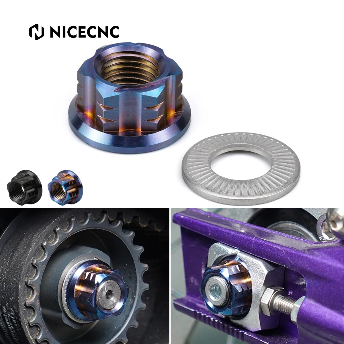 NICECNC For Surron light bee X S L1E Motocross M12X1.25mm Primary Belt Pulley Nut Rear Axle Nut Screw For Segway X160 X260 
NICECNC For Surron light bee X S L1E Motocross M12X1.25mm Primary Belt Pulley Nut Rear Axle Nut Screw For Segway X160 X260