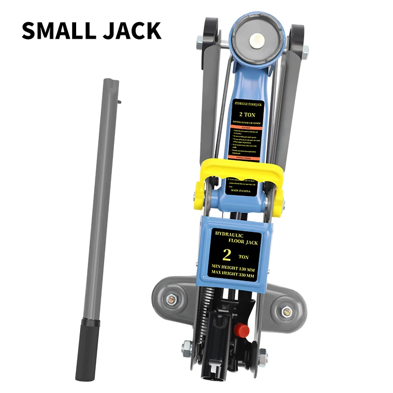 The low-profile floor jack can handle a load of 2 tons (4,400 pounds) and is suitable for garages, homes, or stores. Its lifting range spans from 5.11 inches to 11.5 inches, with a maximum lifting height of 295 millimeters, available in blue.
The low-profile floor jack can handle a load of 2 tons (4,400 pounds) and is suitable for garages, homes, or stores. Its lifting range spans from 5.11 inches to 11.5 inches, with a maximum lifting height of 295 millimeters, available in blue.