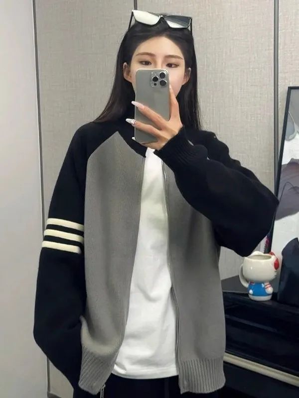 American Sle Zipper Collar Knitted Sweater Men's Autumn Winter Lazy Sle Tee Bars Coat Maturi Sle Men's Knitted Jaet
American Sle Zipper Collar Knitted Sweater Men's Autumn Winter Lazy Sle Tee Bars Coat Maturi Sle Men's Knitted Jaet