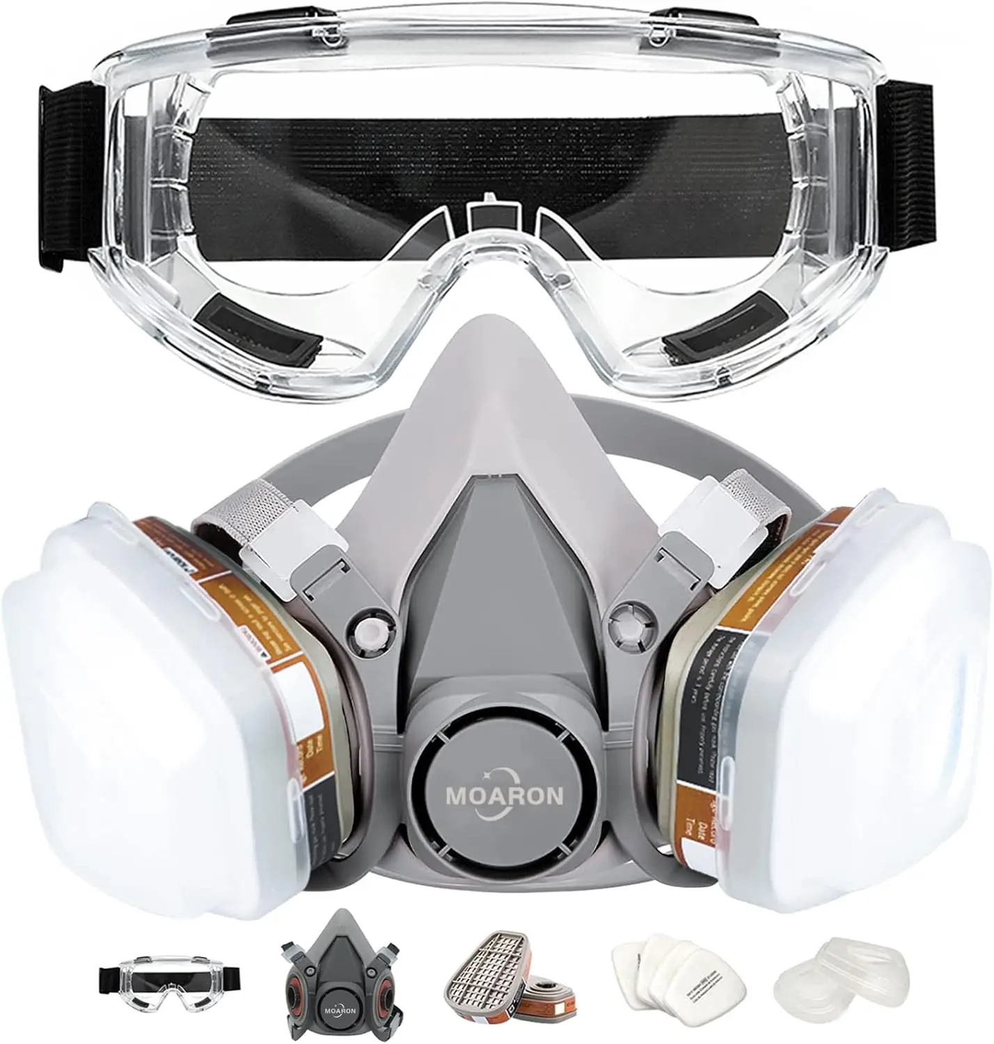 Reusable Half Face Cover Set, Half Face Respirator for Painting, Welding, Carpentry, Metal Cutting, Medium
Reusable Half Face Cover Set, Half Face Respirator for Painting, Welding, Carpentry, Metal Cutting, Medium