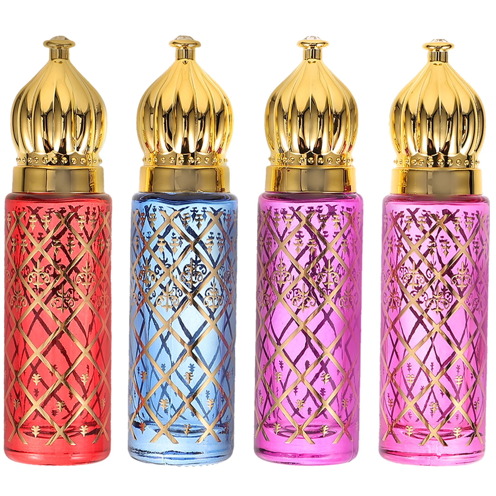 4Pcs Essential Oil Roll on Bottles Small Glass Perfume Bottles Leakproof Decorative Empty Liquid Container for Travel Gift
4Pcs Essential Oil Roll on Bottles Small Glass Perfume Bottles Leakproof Decorative Empty Liquid Container for Travel Gift