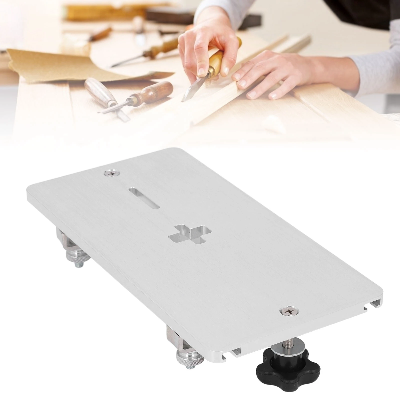 Electric Jig Saw Board Aluminum Alloy Router Table Insert Plate for Woodworking Electric Jig Saw Board
Electric Jig Saw Board Aluminum Alloy Router Table Insert Plate for Woodworking Electric Jig Saw Board