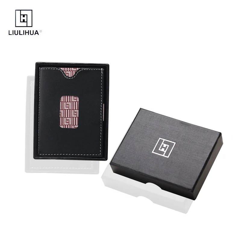 LLH new ultra-thin Leather Wallet Leather Three Fold Wallet European and American fashion business wallet RFID card bag
LLH new ultra-thin Leather Wallet Leather Three Fold Wallet European and American fashion business wallet RFID card bag