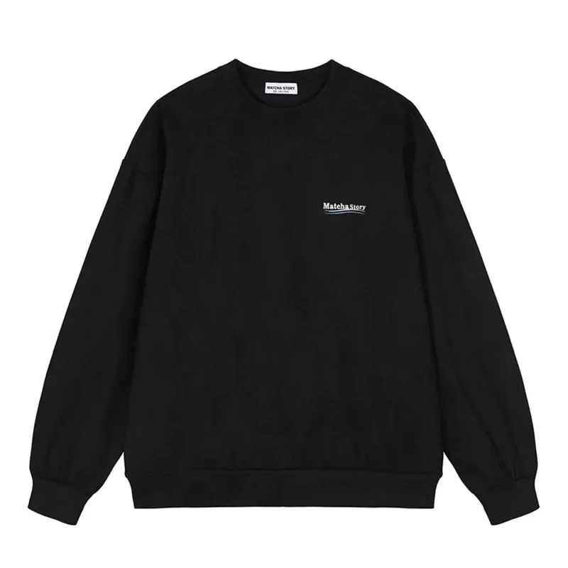 Loose Round Neck Sweatshirt Men's Solid Color Bottom Long Sleeves T-shirt Letter Print Spring Autumn Casual Daily Tops
Loose Round Neck Sweatshirt Men's Solid Color Bottom Long Sleeves T-shirt Letter Print Spring Autumn Casual Daily Tops