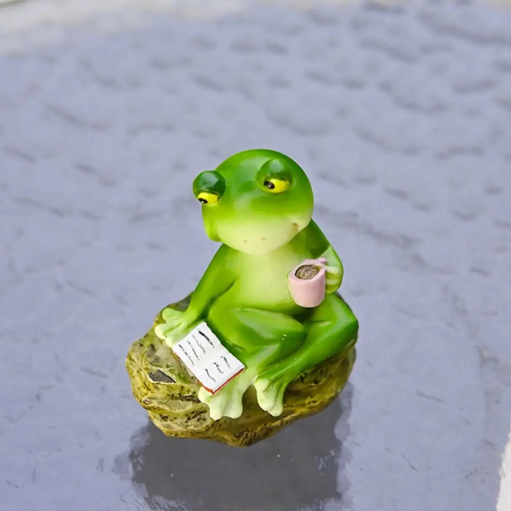 Garden Decoration Resin Frog Ornament Cartoon Cute Garden Frog Statue Creative Waterproof Miniatures Figurine Home
Garden Decoration Resin Frog Ornament Cartoon Cute Garden Frog Statue Creative Waterproof Miniatures Figurine Home