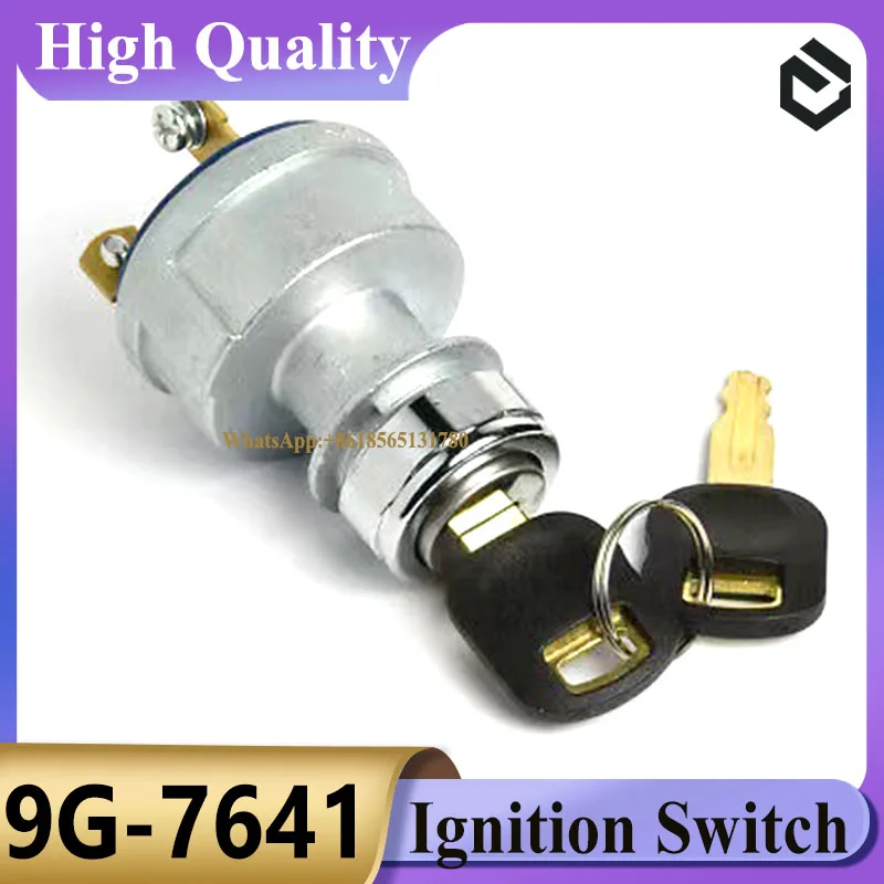 Выключатель зажигания 9G-7641 (9G7641) для Caterpillar CAT 229, 306, 320, 330, 322, 375, E320C, 303, 304, 305, 325, D5H, D5M
Выключатель зажигания 9G-7641 (9G7641) для Caterpillar CAT 229, 306, 320, 330, 322, 375, E320C, 303, 304, 305, 325, D5H, D5M